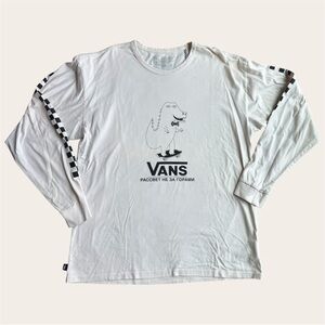 Vans x Rassvet Paccbet Gosha Rubchinskiy Dinosaur Long Sleeve White Shirt XL